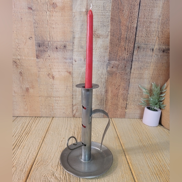 Tin Ware - Adjustable Metal Candle Holder - Picture 11 of 13